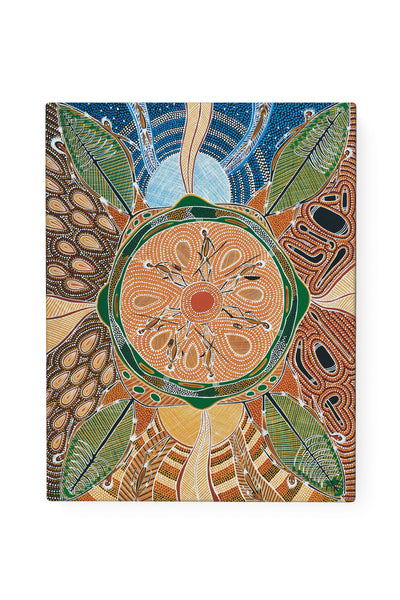 Bunya Songlines Canvas Print-Homewares-Yarn Marketplace