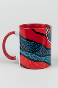 Cockatoo Firebird Ceramic Coffee Mug