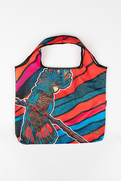 Cockatoo Firebird Reusable Fold-Up Shopping Bag