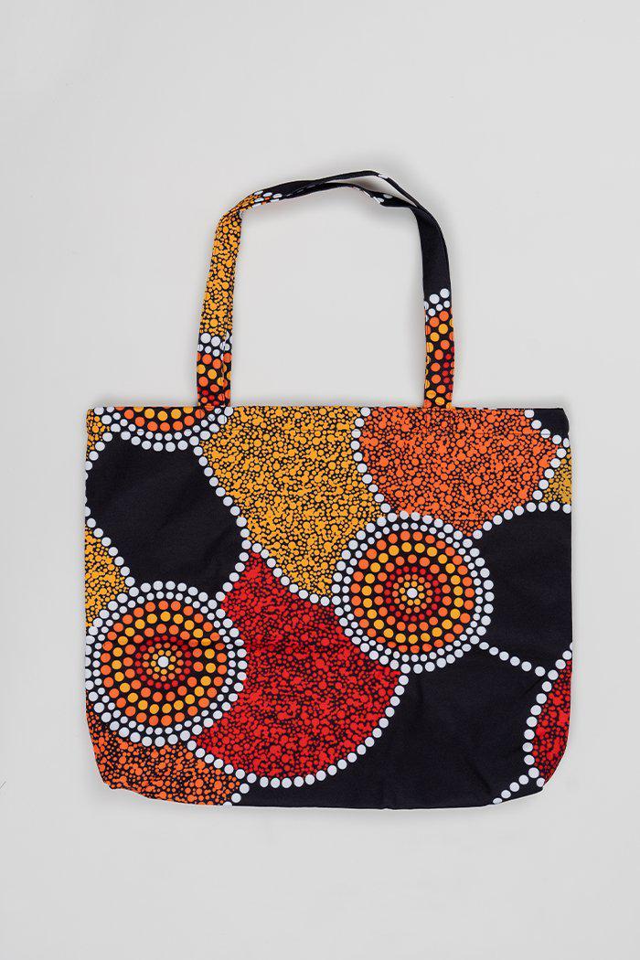 Aboriginal Art Clothing-Community Unity Lifestyle Bag-Yarn Marketplace