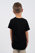 Connecting The Past To A Brighter Future NAIDOC WEEK 2023 Black Cotton Crew Neck Kids T-Shirt