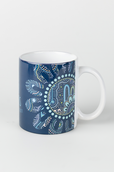 Connection Through Generations (Blue) NAIDOC WEEK 2023 Ceramic Coffee Mug