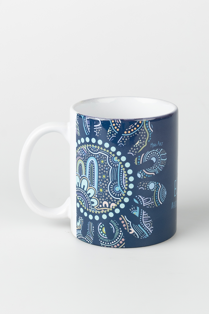 Connection Through Generations (Blue) NAIDOC WEEK 2023 Ceramic Coffee Mug