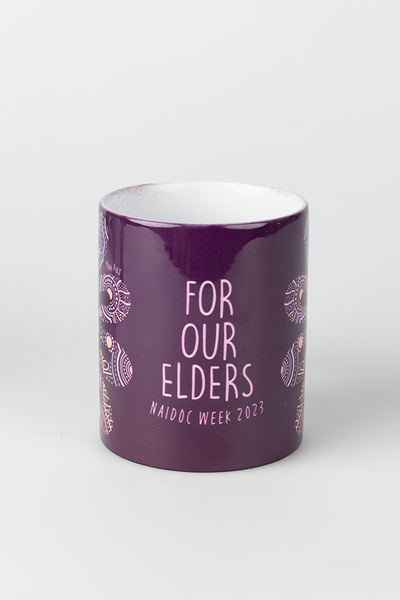 Connection Through Generations (Purple) NAIDOC WEEK 2023 Ceramic Coffee Mug