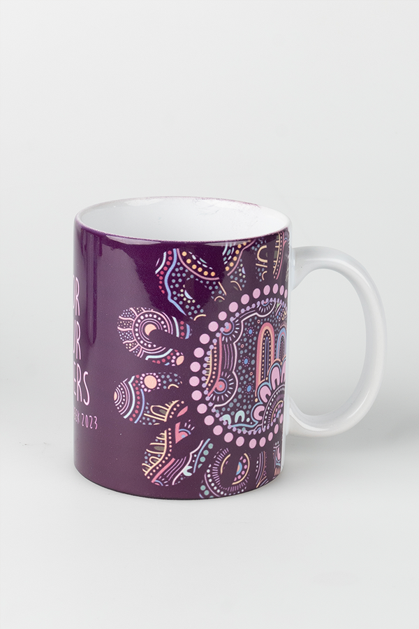 Connection Through Generations (Purple) NAIDOC WEEK 2023 Ceramic Coffee Mug