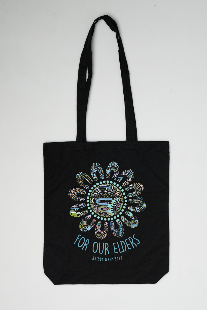 Aboriginal Art NAIDOC 2023 Tote Bag - C.T.G.B.B | Yarn Marketplace