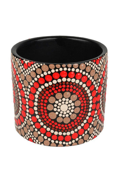 Crossing Cultures Through Connection Handpainted Pot-Homewares-Yarn Marketplace