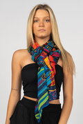 Currumbin Sunset Rectangle Chiffon Scarf