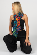 Currumbin Sunset Rectangle Chiffon Scarf