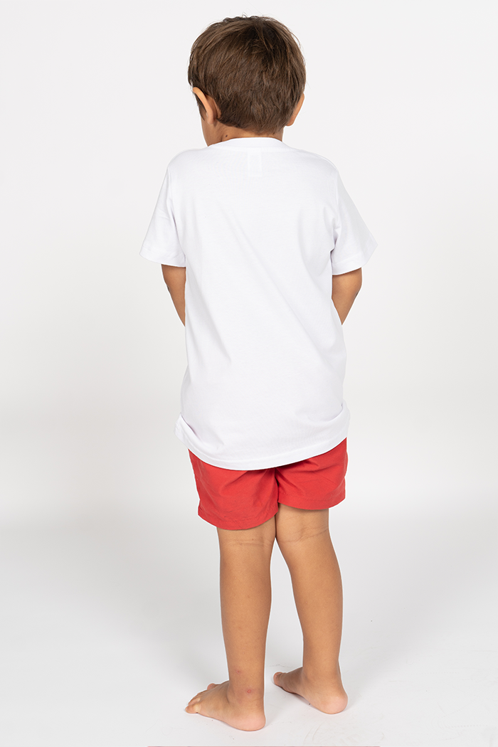 "My Culture, My Future" White Cotton Crew Neck Kids T-Shirt