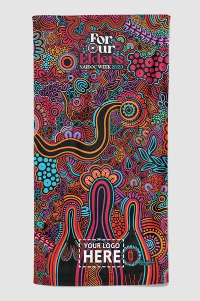 (Custom) Knowledge Holders NAIDOC WEEK 2023 Beach Towel