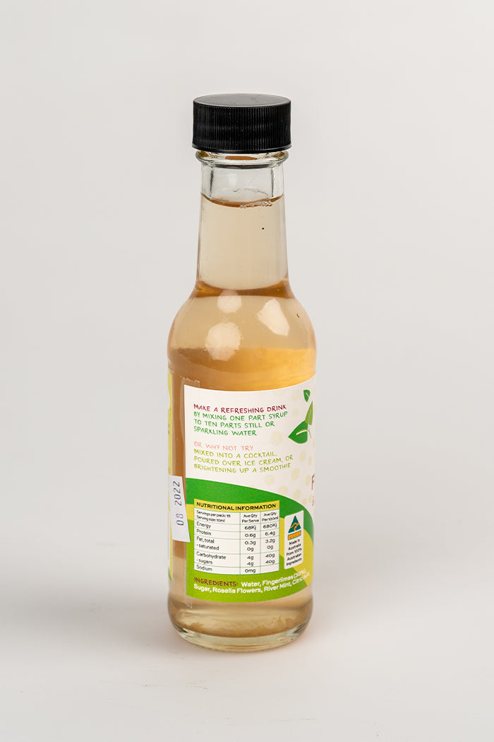 Fingerlime & Rivermint Syrup (150mL)