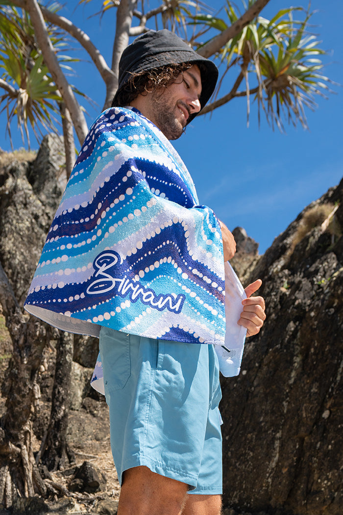 Water Dreaming Beach Towel