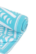 Burke Blue Cotton Baby Blanket - 80x100cm