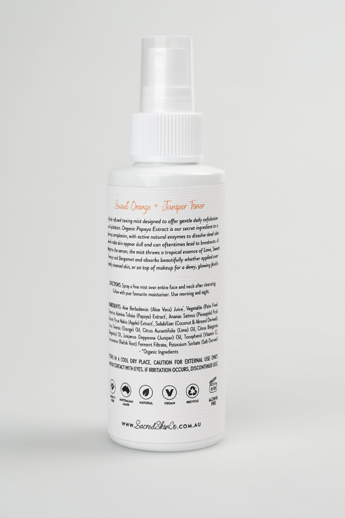 Sweet Orange & Juniper Toner (125mL)