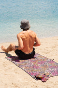 Coral Reef Sand Free rPET Beach Towel (80x160cm)