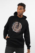 The Time Is Now Black Premium Cotton Blend Unisex Hoodie