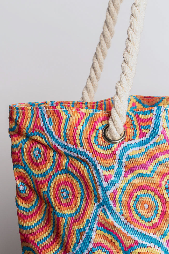 Nguru Yurntuma-wana Rope Handle Beach Bag