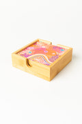 Merindah-Gunya Bamboo Coaster Set (4 Pack)