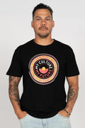 Our Bloodline Black Cotton Crew Neck Unisex T-Shirt