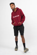 QLD Tribute Burgundy Premium Cotton Blend Unisex Hoodie