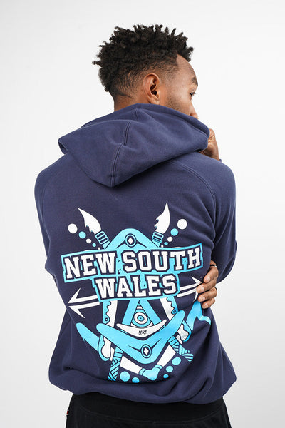 NSW Tribute Midnight Blue Premium Cotton Blend Unisex Hoodie