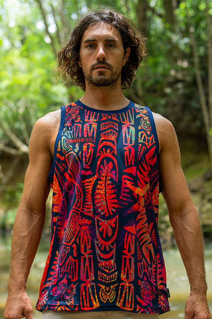 TSI Neon UPF50+ Men's Singlet