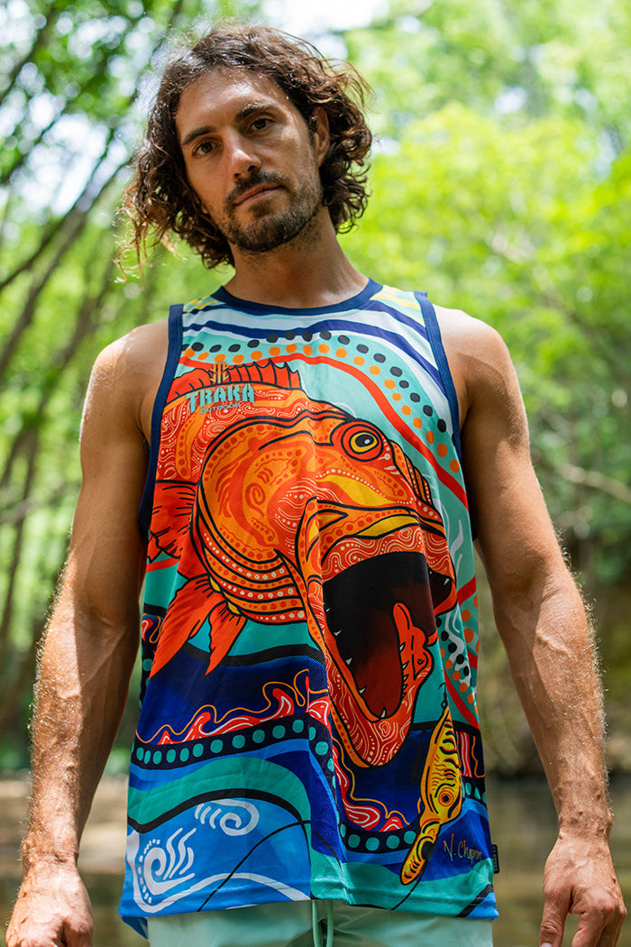 Reef King UPF50+ Men's Singlet