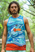 GT Popping UPF50+ Men's Singlet