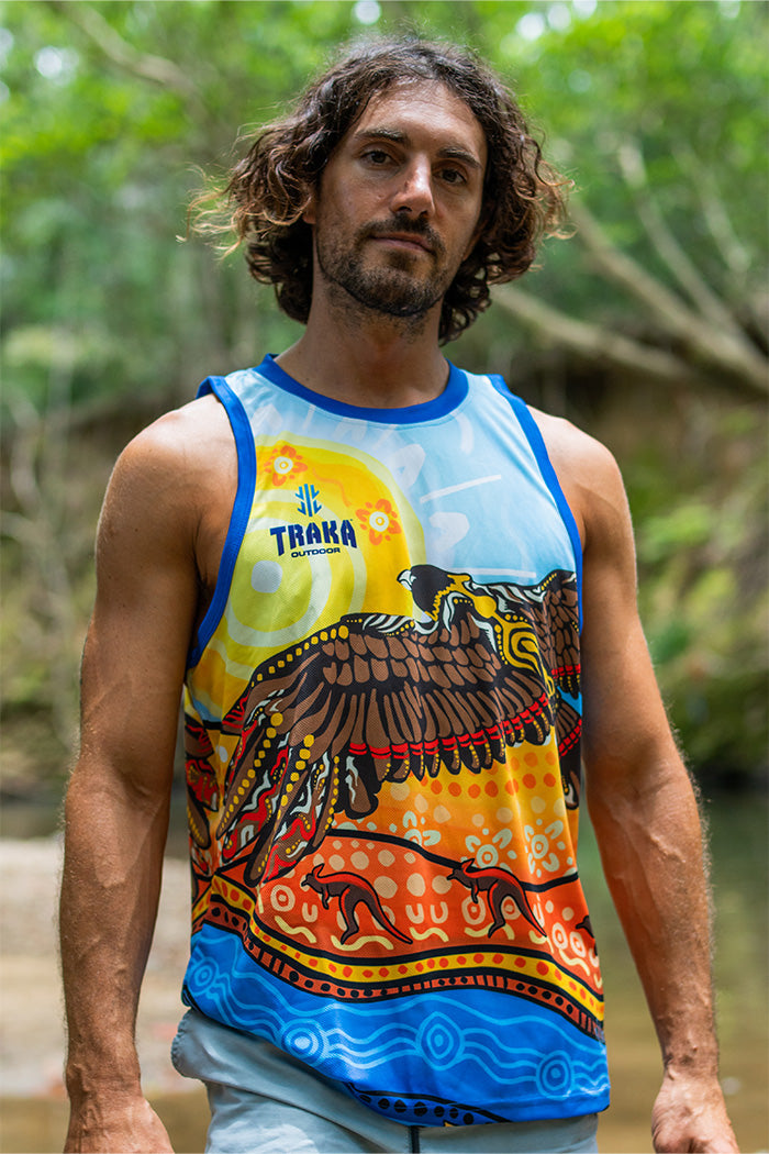 Tropic Eagle UPF50+ Men's Singlet