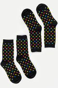 Mini Polkadot Cotton Crew Socks Twin Pack