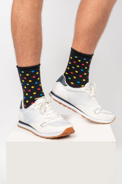 Mini Polkadot Cotton Crew Socks Twin Pack