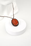 Red Jasper Soothing Stone Woven Necklace