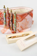 Dreamy Daze Large Pencil Case with 5 Pack of Pens