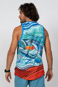 GT Popping UPF50+ Men's Singlet