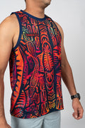 TSI Neon UPF50+ Men's Singlet