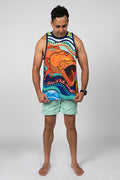 Reef King UPF50+ Men's Singlet