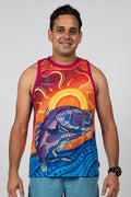 Red Dusk Barra UPF50+ Men's Singlet