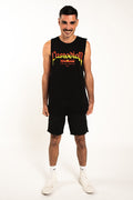 Deadly Originals Black Cotton Men's Muscle Tank Top