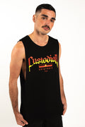 Deadly Originals Black Cotton Men's Muscle Tank Top