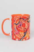 Kangaroo & Goanna Dreaming Ceramic Coffee Mug