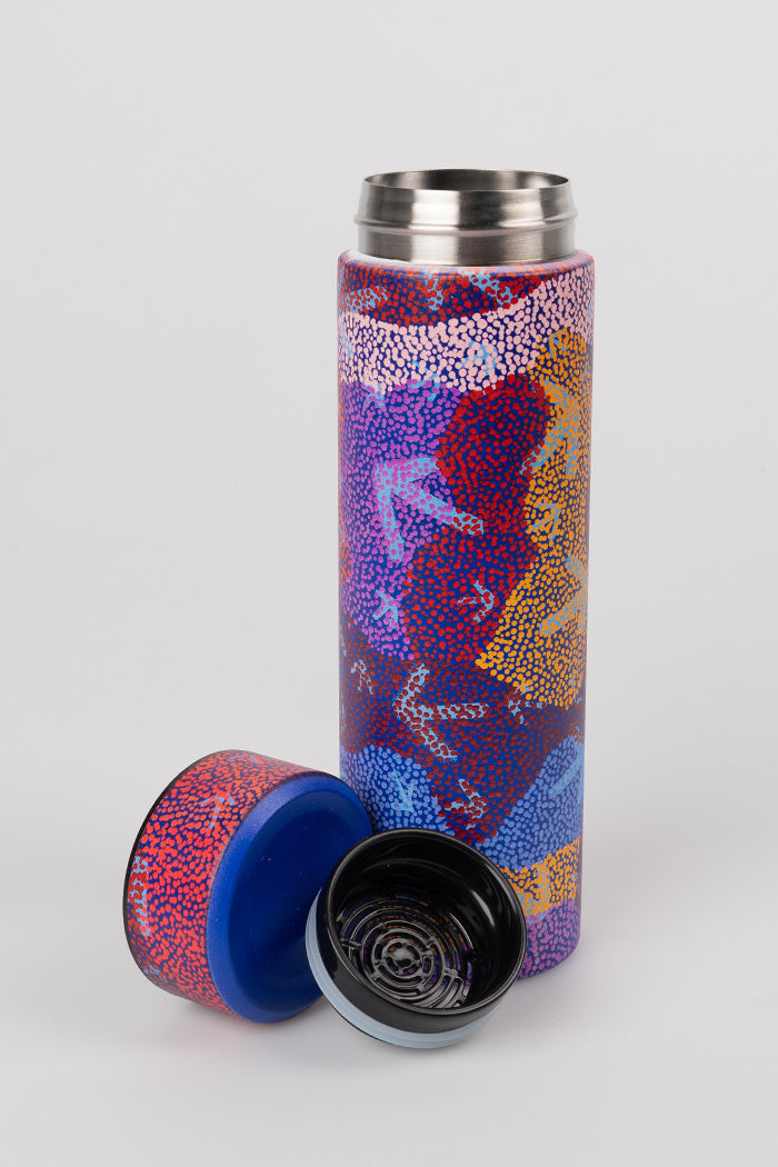 Yankirri Jukurrpa Thermo Infuser Drink Bottle