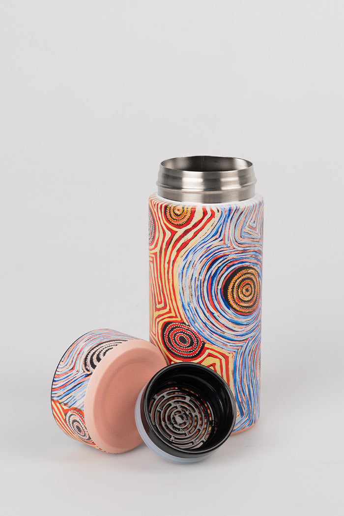 Mina Jukurrpa Thermo Infuser Drink Bottle