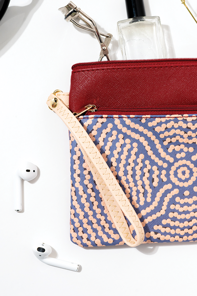 Yarla Panel Zip Purse