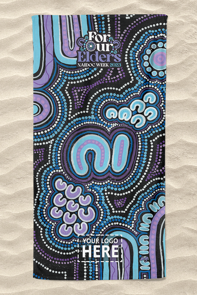 (Custom) Koorrookee 'Grandmother' NAIDOC WEEK 2023 Beach Towel