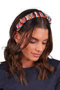 Aboriginal Art Headwear-Desert Fringe-Rush Scrunch Headband-Yarn Marketplace