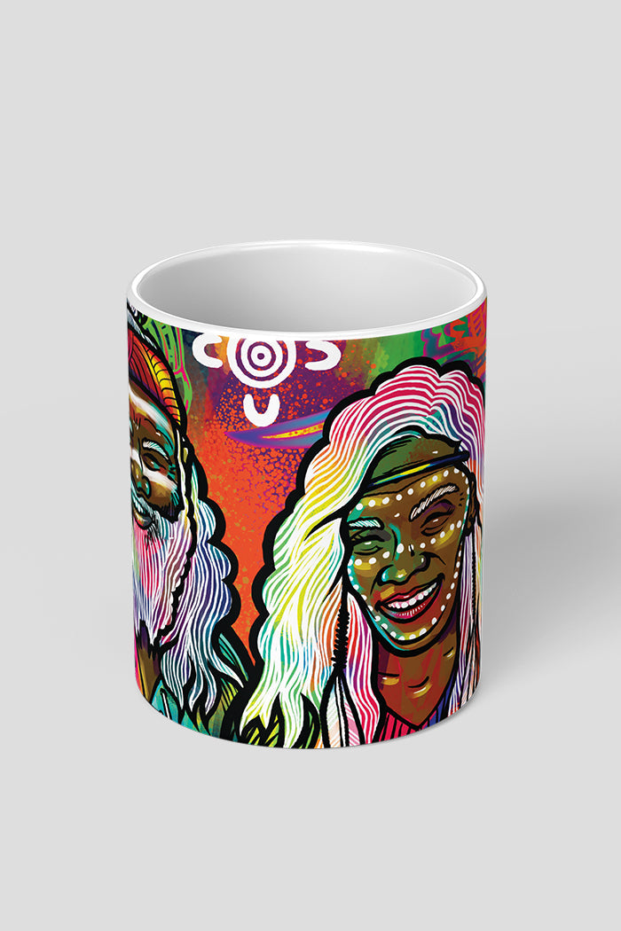 (Custom) Connecting The Past To A Brighter Future NAIDOC WEEK 2023 Ceramic Coffee Mug