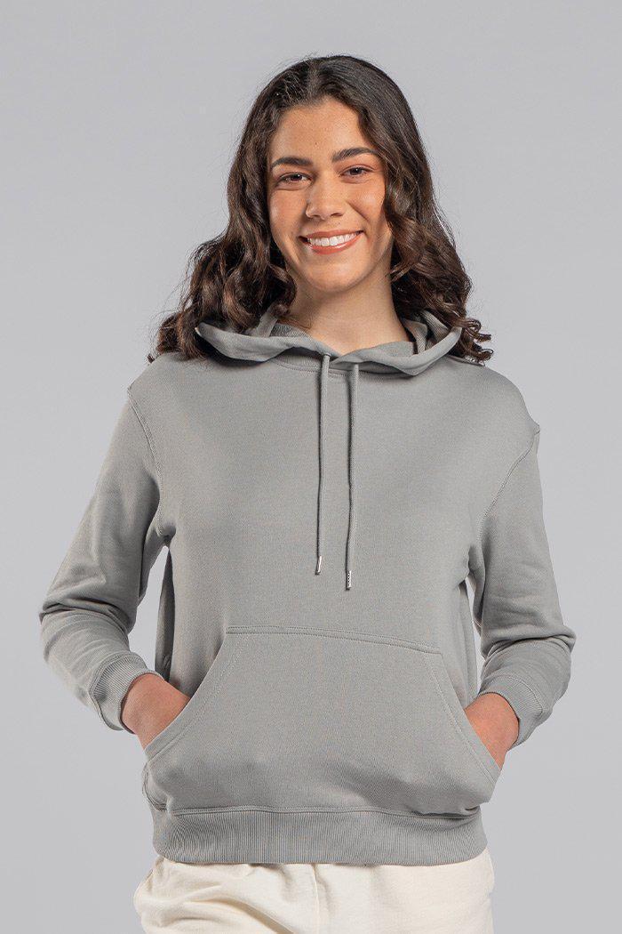 Aboriginal Art Clothing-Basic Storm Cotton Crew Neck Women's Hoodie-Yarn Marketplace