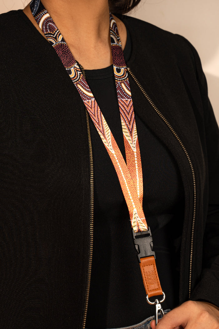 Respecting Our Elders NAIDOC WEEK 2023 Premium Lanyard