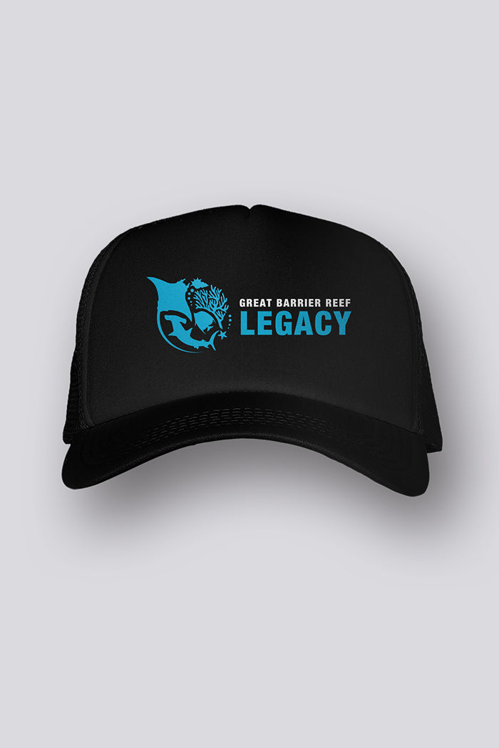 Great Barrier Reef Legacy Black Trucker Cap